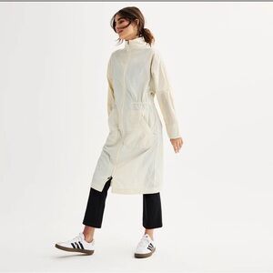 FLX Compass Long Woven Jacket Womens Size XS Minimalist, Classiccore, Travelcore